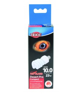 Ampoule Desert Pro Compact 10.0 - Marque Trixie - Pour reptiles du désert.