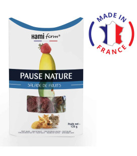 Pause nature Salade de fruit 120 gr pour rongeur Hamiform