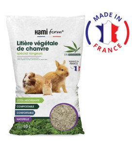 Litiére de chanvre 10 litres Hamiform