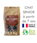 Croquettes pour Chat Senior - Formule Spéciale Santé et Longévité +7 ans, 2,5kg